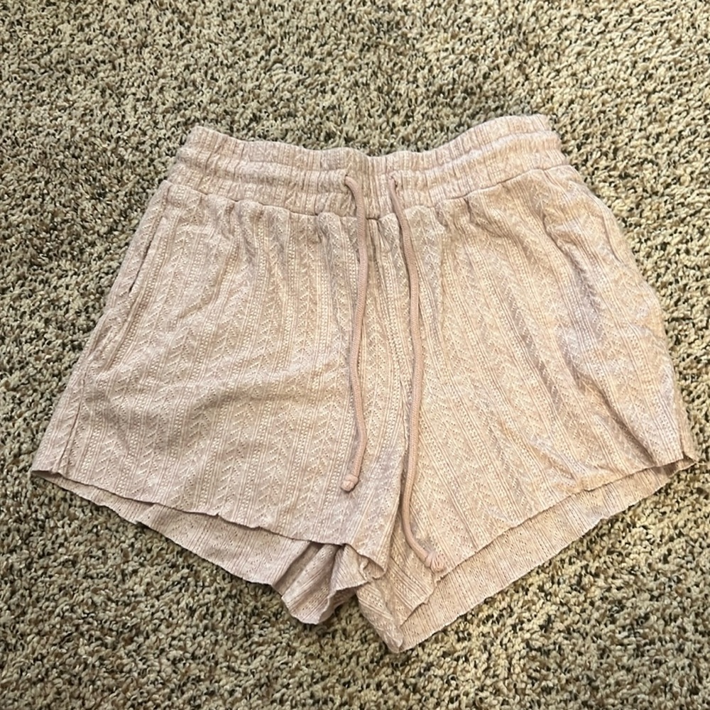Pink pj pajama shorts